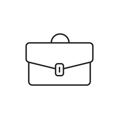 Suitcase vector icon. Diplomat flat sign design. Suitcase symbol. Handbag pictogram. UX UI icon