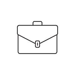 Suitcase vector icon. Diplomat flat sign design. Suitcase symbol. Handbag pictogram. UX UI icon
