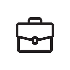 Suitcase vector icon. Diplomat flat sign design. Suitcase symbol. Handbag pictogram. UX UI icon