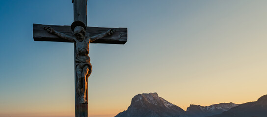 Gipfelkreuz am kleinen Sonnstein