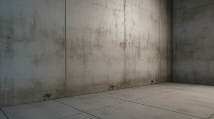 concrete wall and floor