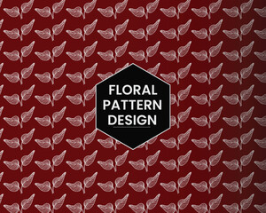 Luxury floral pattern or Elegant astract background in minimalistic linear style.Simple and Minimal Wallpaper Pattern design.