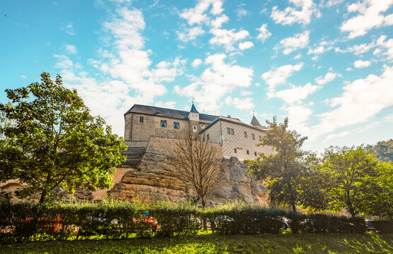 Kost Castle, Bohemian Paradise, Czech Republic. Rivately Owned By Kinsky Dal Borgo Noble Family It Was First Proposed By Benes