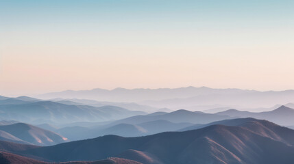 Mountain minimalist background. Illustration AI Generative.