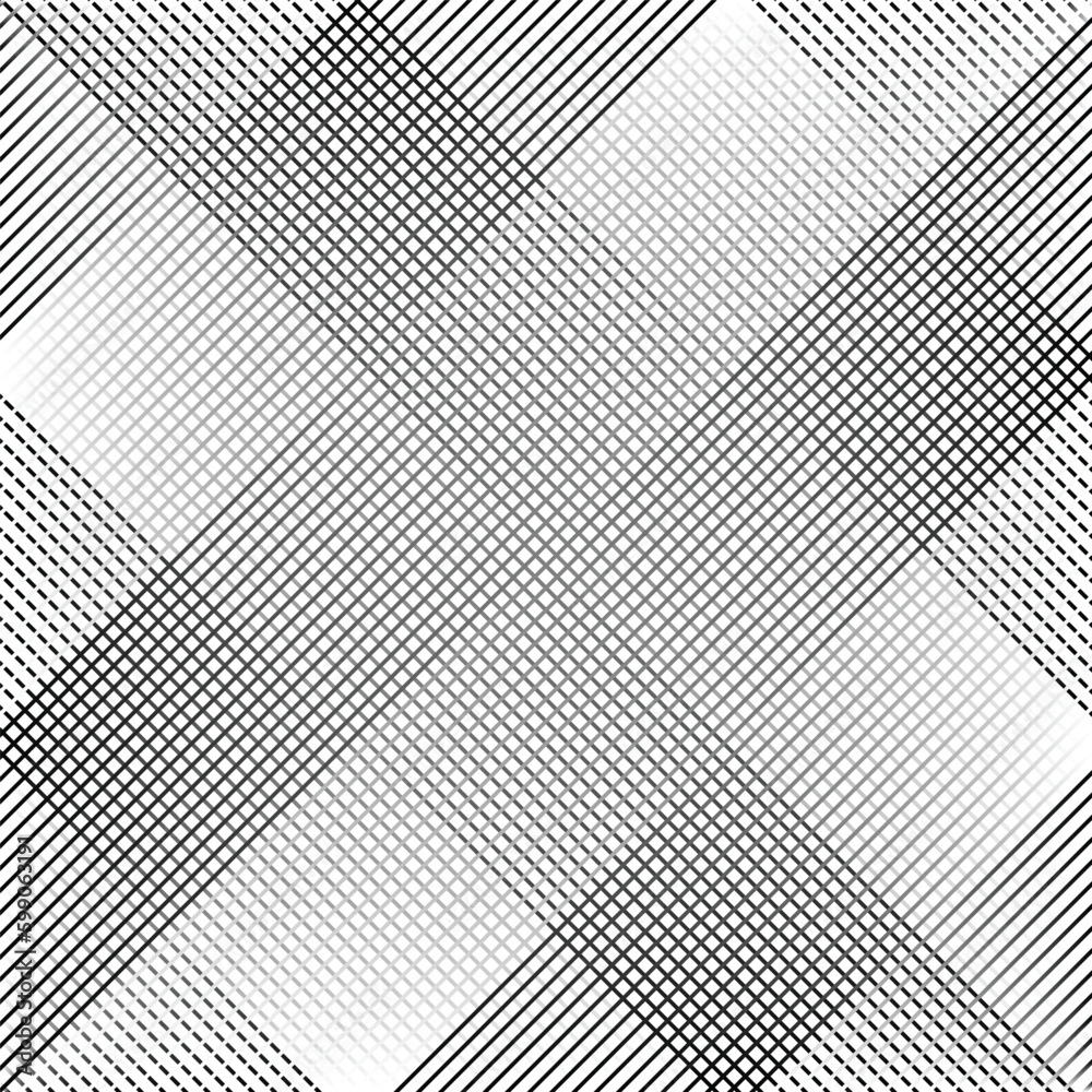 Poster abstract black and white gradient stripe straight line pattern art.