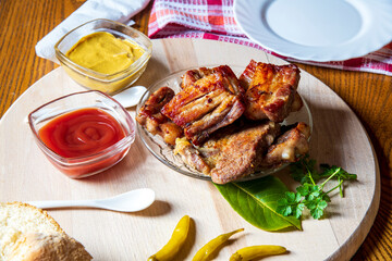 grilled pork ribs