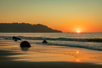 Golden Gate and Baker Beach Sunset