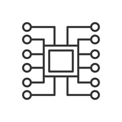 Processor Icon - Microchip Icon