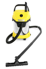 Vacuum cleaner on white background