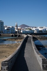 Fototapeta na wymiar Arrecife on the island of Lanzarote, Canary Islands, Spain