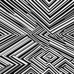Parallel Universe: An image of a geometric pattern created with parallel lines, in an intricate and mesmerizing design3, Generative AI