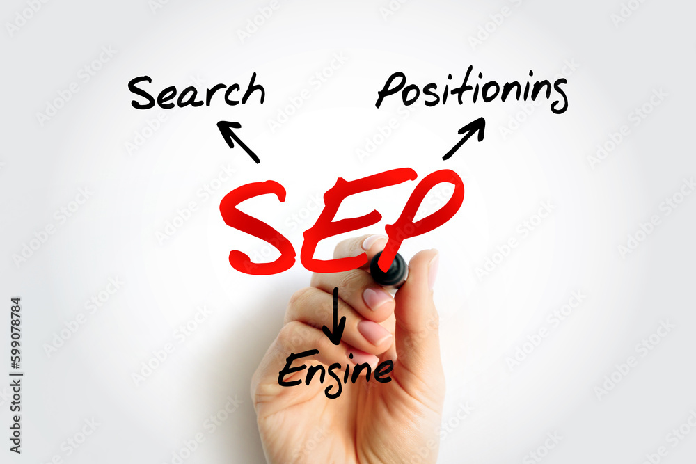 Aufkleber sep search engine positioning - method of optimizing specific pages of your website with the objecti