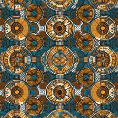 Fototapeta na wymiar African inspired patterns and designs for backgrounds, banners, ets