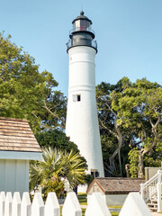 Lighthouse in Key West, Florida, USA .