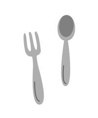 Fork and spoon set