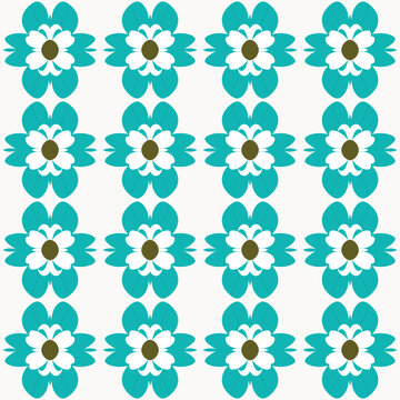Tiffany blue and white pattern with power motifs of peppermint flowers and vines make up this.