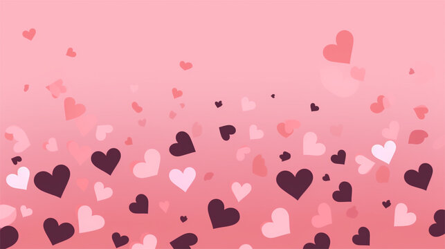 Cartão de corações para pessoas especiais para ser usado em datas comemorativas criado por IA