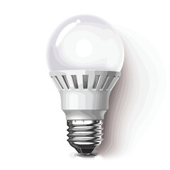 LED light bulb vector illustration