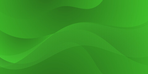 abstract green gradient colorful wave background