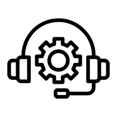 technical support line icon