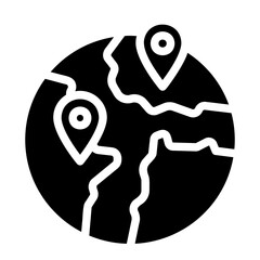 location pin glyph icon