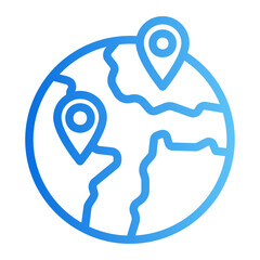 location pin gradient icon