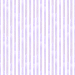 Seamless striped pattern. Purple, lilac, violet background. Texture watercolor paint stains. Hand drawn. Pastel color. For textile, print, wallpaper