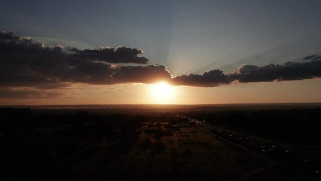 por do sol em BRasilia BRasil