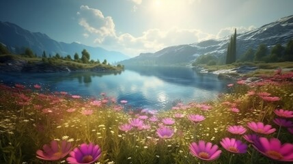 view, beach, summer, green, cloud, blue, new zealand, park, tourism, valley, hill, rock, scenery, sunset, bay