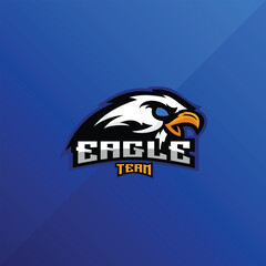 eagle team logo gaming esport design mascot