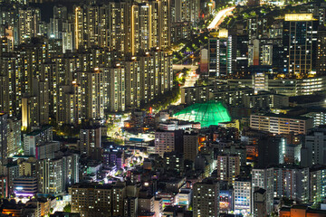 the night view of Korea