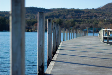 Boardwalk by the lake