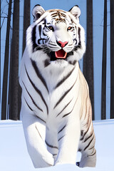 Legendary Animal White Tiger By AI Generator