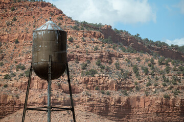  Water Tank in Rural Western America