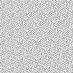 Seamless background with random elements. Abstract ornament. Dotted abstract black and white pattern