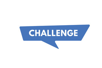 Challenge text Button. Challenge Sign Icon Label Sticker Web Buttons