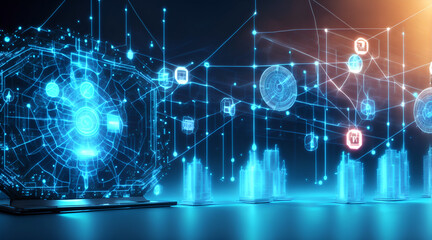 Artificial Intelligence data screen wallpaper