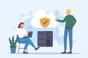 Project Management & Task Management Illustration Set business manager plan office team chart professional people teamwork screen scheduling deadline