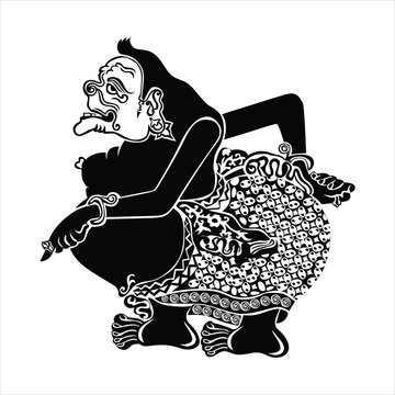 Semar one the character on javanesse shadow puppet