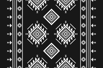 Geometric ethnic seamless pattern traditional. American, Mexican style. Aztec ornament print. Design for background, wallpaper, illustration, fabric, clothing, carpet, textile, batik, embroidery.