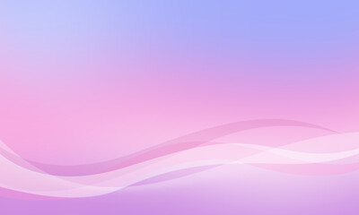 pink purple color curve wave with soft gradient abstract background