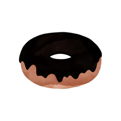 chocolate covered donut