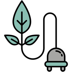 Eco Icon. Eco Friendly Packaging Symbol. Line Filled Icon Vector Stock 