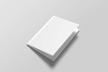 Blank A4 closed Magazine mockup
