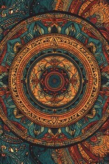 Boho Mandala Swirling pattern