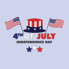 4TH OF JULY DESIGN ELEMENT POSTER OR COPY SPACE