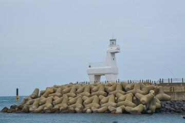 Tourist port in Korea Island