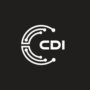 CDC letter technology logo design on black background. CDC creative initials letter IT logo concept. CDC letter design.	
