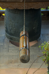 a traditional Korean New Year's bell