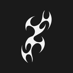 Old Flames New Look with Streetwear Objects Objects Vector Collection. A Modern and Eye Catching y2k flames.